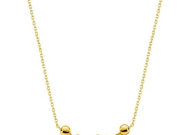 Κολιέ Από Ασήμι 925 Επιχρυσωμένο Νονά EX18599 - AMOR AMOR - 