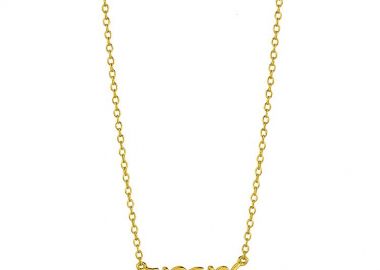 Κολιέ Από Ασήμι 925 Επιχρυσωμένο Νονά SU17848 - AMOR AMOR - 