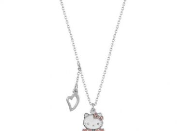 Κολιέ Από Ασήμι 925 Επιπλατινωμένο Με Hello Kitty KO70386 - AMOR AMOR - 