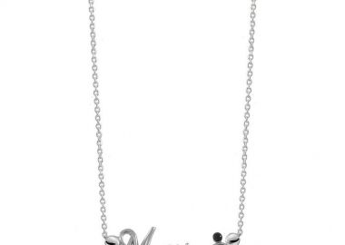 Κολιέ Από Ασήμι 925 Επιπλατινωμένο Με Μαμά EX17112 - AMOR AMOR - 