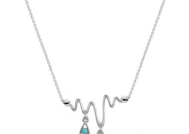 Κολιέ Από Ασήμι 925 Επιπλατινωμένο Με Ματάκι Και Σταυρό EX16625 - AMOR AMOR - 