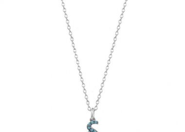 Κολιέ Από Ασήμι 925 Επιπλατινωμένο Με Μονόγραμμα δ SU16462 - AMOR AMOR - 