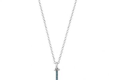 Κολιέ Από Ασήμι 925 Επιπλατινωμένο Με Μονόγραμμα ι SU16468 - AMOR AMOR - 