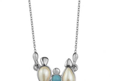 Κολιέ Από Ασήμι 925 Επιπλατινωμένο Με Οικογένεια, Μητέρα, Πατέρα Και Γιό EX11012 - AMOR AMOR - 