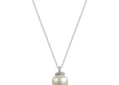 Κολιέ Από Ασήμι 925 Επιπλατινωμένο Με Πέρλα Swarovski EX16604 - AMOR AMOR - 