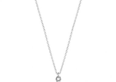 Κολιέ Από Ασήμι 925 Επιπλατινωμένο Με Σταυρό EX17033 - AMOR AMOR - 