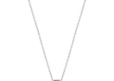 Κολιέ Από Ασήμι 925 Επιπλατινωμένο Με Σταυρό EX18446 - AMOR AMOR - 