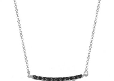 Κολιέ Από Ασήμι 925 Επιπλατινωμένο Με Σταυρό EX18568 - AMOR AMOR - 