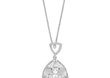 Κολιέ Από Ασήμι 925 Επιπλατινωμένο Με Swarovski EX10913 - AMOR AMOR - 