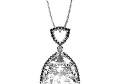 Κολιέ Από Ασήμι 925 Επιπλατινωμένο Με Swarovski EX10915 - AMOR AMOR - 