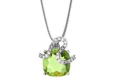 Κολιέ Από Ασήμι 925 Επιπλατινωμένο Με Swarovski EX10917 - AMOR AMOR - 