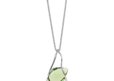 Κολιέ Από Ασήμι 925 Επιπλατινωμένο Με Swarovski EX10929 - AMOR AMOR - 