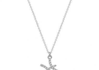 Κολιέ Από Ασήμι 925 Επιπλατινωμένο Με Το Ζώδιο Των Ιχθύων EX16542 - AMOR AMOR - 