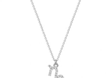 Κολιέ Από Ασήμι 925 Επιπλατινωμένο Με Το Ζώδιο Του Αιγόκερου EX16536 - AMOR AMOR - 