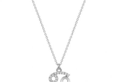 Κολιέ Από Ασήμι 925 Επιπλατινωμένο Με Το Ζώδιο Του Καρκίνου EX16518 - AMOR AMOR - 