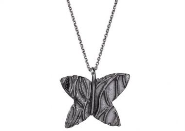 Κολιέ από ασήμι 925 γυναικείο με αλυσίδα πεταλούδα -  - 