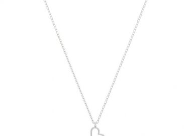 Κολιέ Από Ασήμι 925 Καρδιά Με Ματάκι Στόχο PS12121 - AMOR AMOR - 