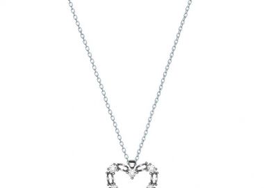 Κολιέ Από Ασήμι 925 Με Καρδιά Από Swarovski EX15418 - AMOR AMOR - 