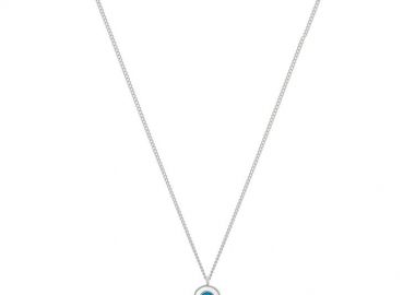 Κολιέ Από Ασήμι 925 Με Ματάκι PS12143 - AMOR AMOR - 