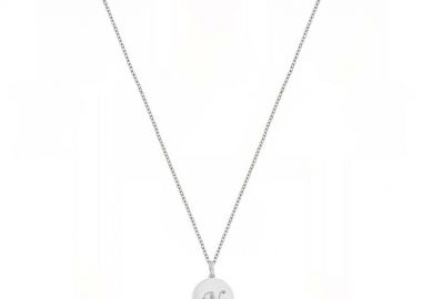 Κολιέ Από Ασήμι 925 Με Μονόγραμμα DM11528 - AMOR AMOR - 