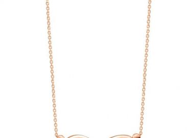 Κολιέ Από Ασήμι 925 Ροζ Επιχρυσωμένο 'Mama' Σε Άπειρο EX17044 - AMOR AMOR - 