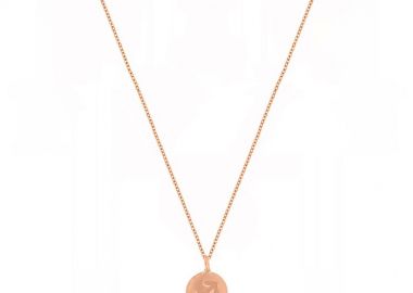 Κολιέ Από Ασήμι 925 Ροζ Επιχρυσωμένο 24Κ Με Το Ζώδιο Του Τοξότη DM11518 - AMOR AMOR - 