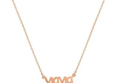 Κολιέ Από Ασήμι 925 Ροζ Επιχρυσωμένο γιαγιά SU19248 - AMOR AMOR - 