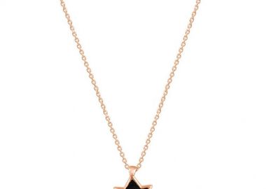 Κολιέ Από Ασήμι 925 Ροζ Επιχρυσωμένο Με Ματάκι EX16615 - AMOR AMOR - 