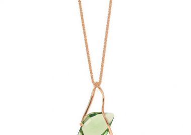 Κολιέ Από Ασήμι 925 Ροζ Επιχρυσωμένο Με Swarovski EX10928 - AMOR AMOR - 