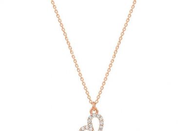 Κολιέ Από Ασήμι 925 Ροζ Επιχρυσωμένο Με Το Ζώδιο Του Λέοντα EX16523 - AMOR AMOR - 