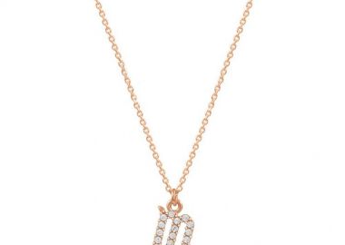 Κολιέ Από Ασήμι 925 Ροζ Επιχρυσωμένο Με Το Ζώδιο Του Σκορπιού EX16532 - AMOR AMOR - 