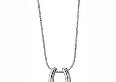 Κολίε Από Ατσάλι AS12923 - AMOR AMOR - 