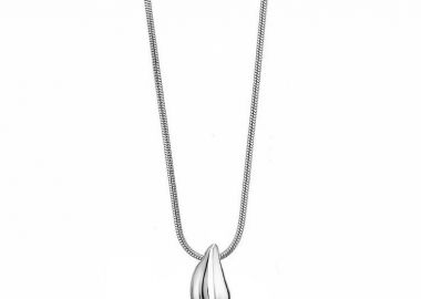 Κολίε Από Ατσάλι Drop Large AA12993 - AMOR AMOR - 