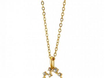 Κολίε Από Ατσάλι Επιχρυσωμένο 24Κ AS13812 - AMOR AMOR - 