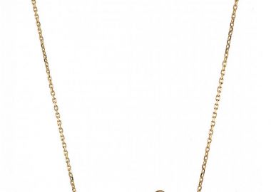 Κολίε Από Ατσάλι Επιχρυσωμένο 24Κ AS13839 - AMOR AMOR - 