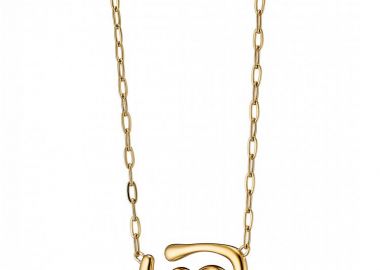 Κολίε Από Ατσάλι Επιχρυσωμένο 24Κ AS13841 - AMOR AMOR - 