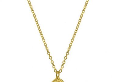 Κολιέ Από Ατσάλι Kαι Ορείχαλκο Επιχρυσωμένο Με Ματάκι AA19366 - AMOR AMOR - 