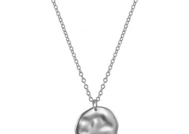 Κολιέ Από Ατσάλι Kαι Ορείχαλκο Με Δίσκο AA19305 - AMOR AMOR - 