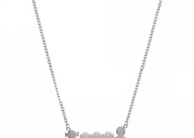 Κολιέ Από Ατσάλι Με Οικογένεια-Μαμά-Μπαμπά-Κόρες MI12810 - AMOR AMOR - 