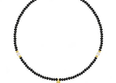 Κολιέ Από Χάντρες Με Ματάκι AA14914 - AMOR AMOR - 