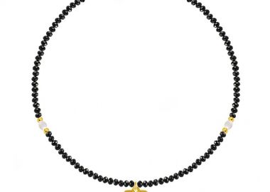 Κολιέ Από Κρύσταλλα Με Καρδιά Κόκκινη AA14908 - AMOR AMOR - 