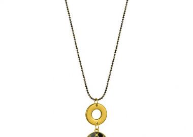 Κολιέ Από Ορείχαλκο Επιχρυσωμένο AA18849 - AMOR AMOR - 