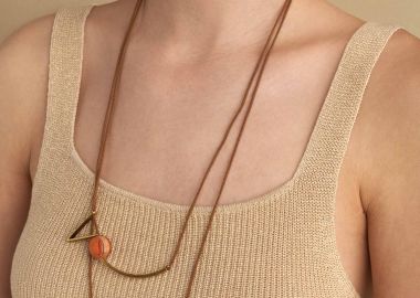 Κολιέ διπλό με συνδυασμό υλικών - 5206634977533 -  - 