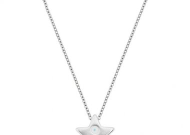 Κολίε Γούρι 2025 Με Αστέρι Και Ματάκι AA13756 - AMOR AMOR - 