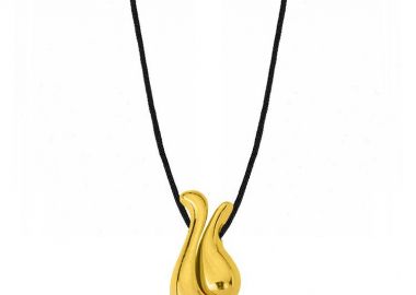 Κολίε Γούρι 2026 Επιχρυσωμένο Σε Κορδόνι AA13743 - AMOR AMOR - 