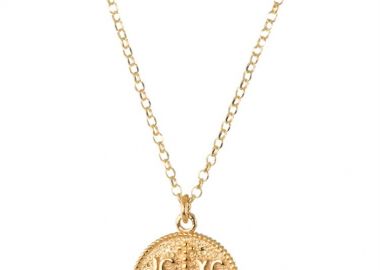 Κολιέ κωνσταντινάτο διπλής όψης από επιχρυσωμένο ασήμι συλλογή Colour Callisto με ζιργκόν -  - 