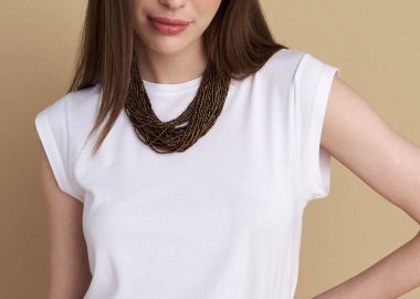 Κολιέ layered με χάντρες - 5206179019125 -  - 