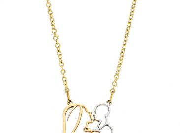 Κολιέ μαμά με παιδί από χρυσό 14Κ -  - 