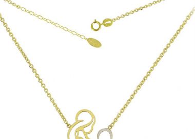 Κολιέ μαμά με το μωρό από χρυσό 9Κ -  - 