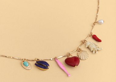 Κολιέ με κρεμαστά charms - 5206179117326 -  - 